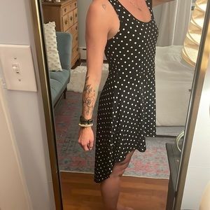 High low dress polka dot s/m